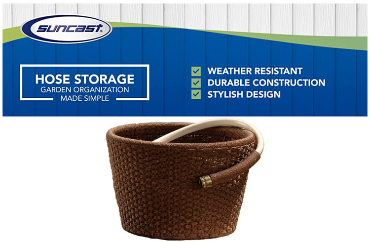 Garden Hose Container Suncast WHP80 – Keep Your Hose Coiled